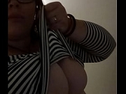 Betty Reddd flashes the camera