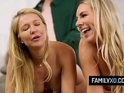 Milf stepsisters threesome sex with stepson - Laura Bentley, Bunny Madison